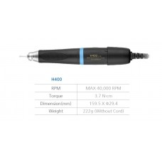 Saeshin Strong H400 - 40,000RPM Carbon Brush Type - Handpiece Only - 3 Pin Male